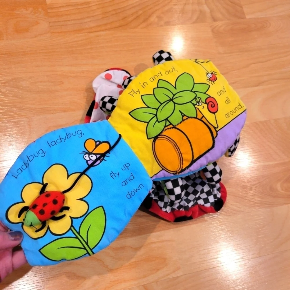 Soft Play Ladybug Sensory Toy Storybook